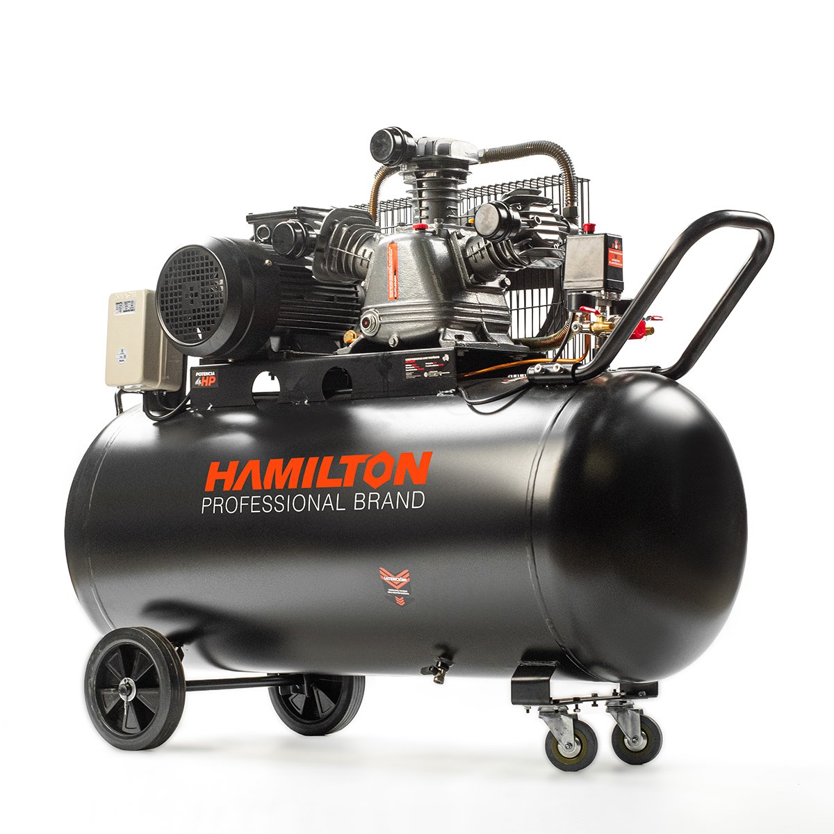 Compresor de Aire 200 Lts - 4HP -380V - Imagen 2