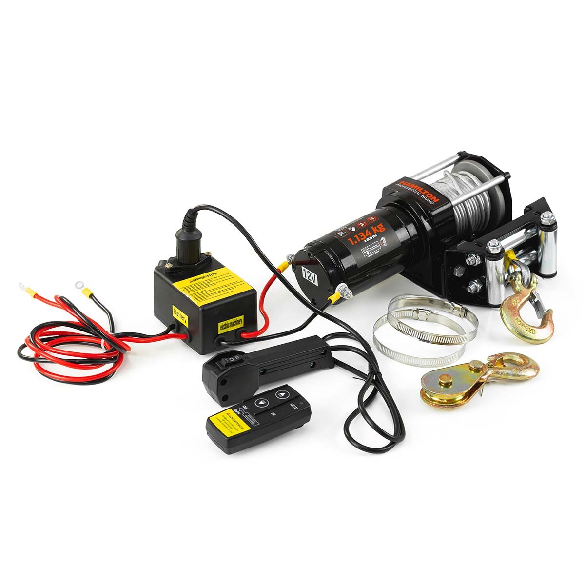 Automotor - Malacate Eléctrico 12V - Imagen 2