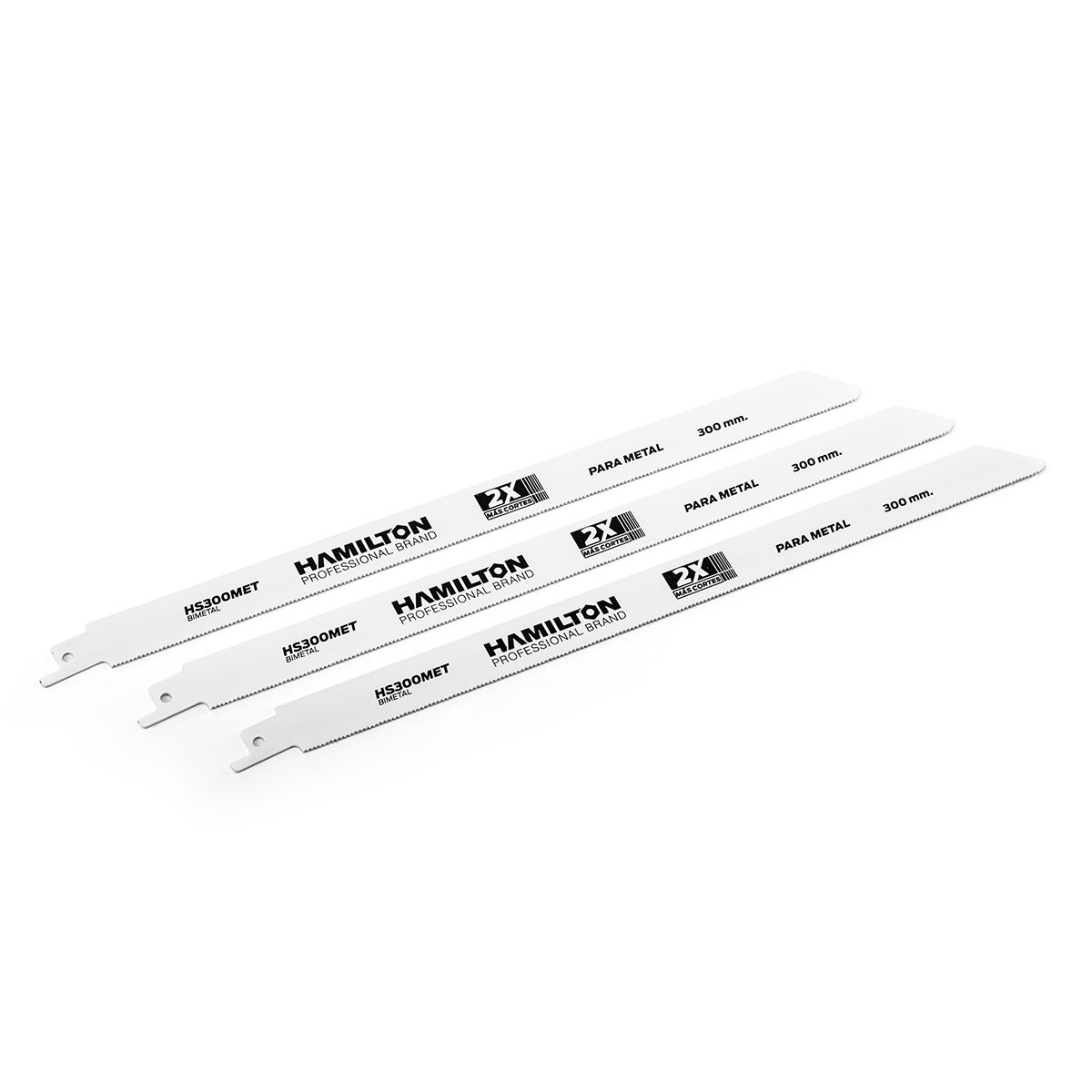 Set Hoja Sierra Sable P/Metal 300mm Bimetal 3U.