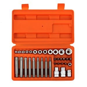 Juego de 35 Puntas Torx Enc 1/4-3/8-1/2"