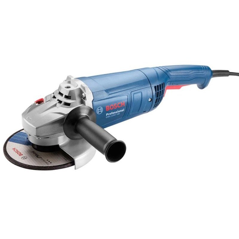 Amoladora angular Bosch GWS 2200-180 — 2.200 W, disco 180 mm (7")